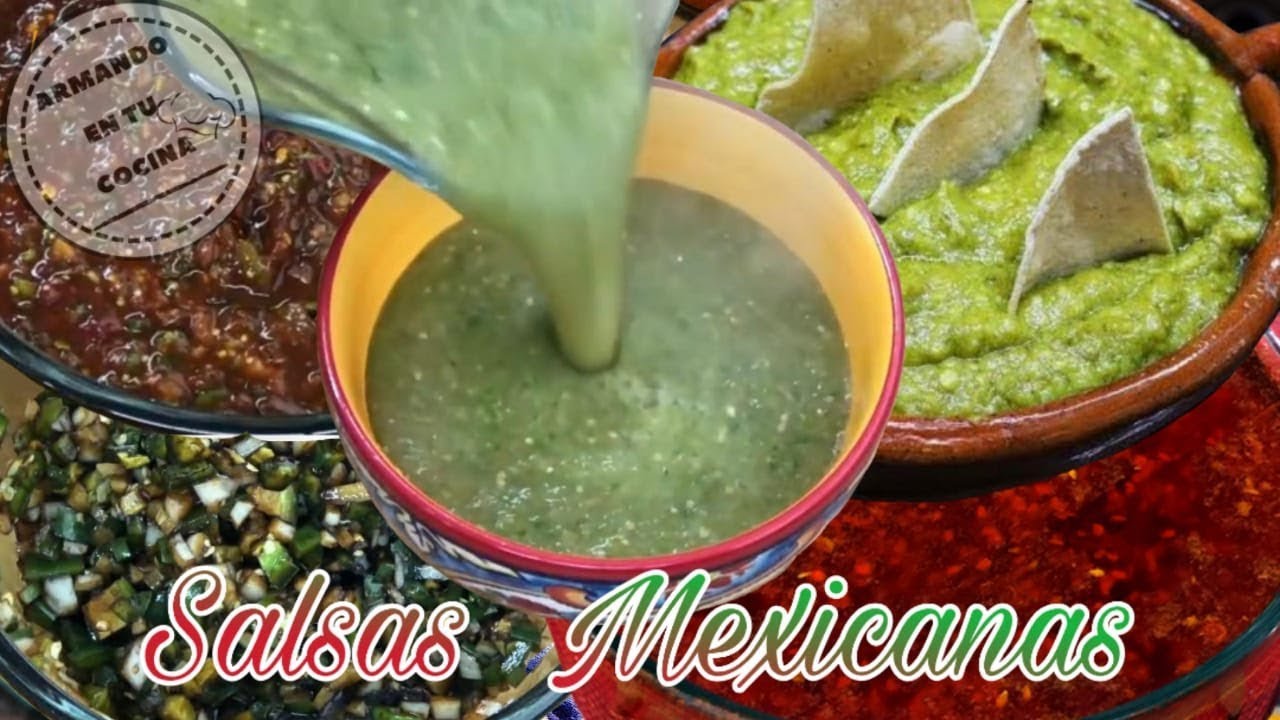 Salsas Para Taquizas 5 recetas deliciosas