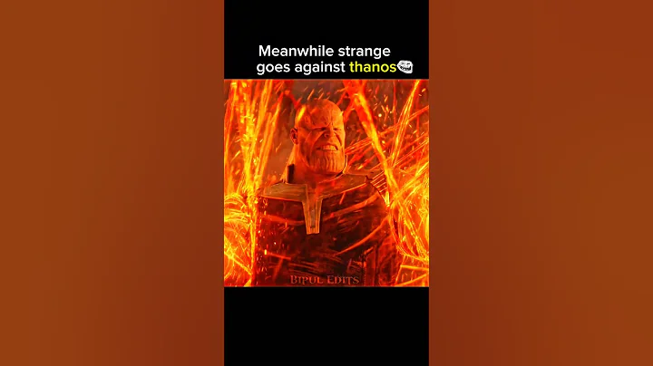 When doctor strange takes on thanos #marvel