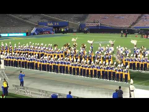 UCLA Marching Band performing  Pressure by Muse