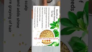 How To Grow Hair Fast Naturally | Hair Growth Tips  shorts longhair ytshorts methi fenugreek