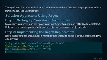 How to Escape Double Quotes in Java Using Regex