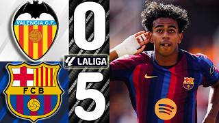 Champagne Football YET AGAIN🥂 | Valencia 0-5 Barcelona