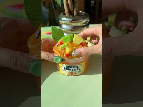 Tropical Fruit Salad: Slime ASMR 🥗🍍🥝🍑🥭
