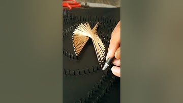 string art Calligraphy / full prosess video / 17+ hours of work