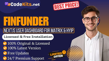 [Latest & Original] FinFunder – NextJS User Dashboard for Matrix & HYIP Investments (Lowest Price)