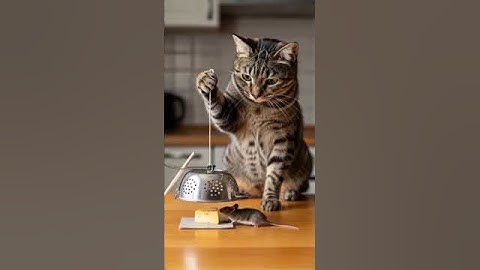 Watch Shocking Way Cat Sets a Trap for Rat and Waits in Silence #tabbycat #shots #trap #viral