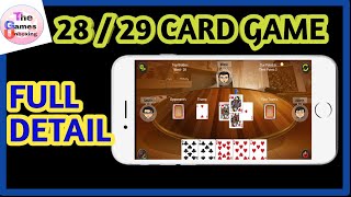 How to Play 29 card game in mobile | 28 card game in mobile | online play | in hindi | rules | screenshot 1