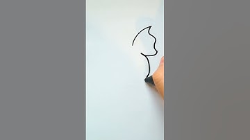 How to Draw Easy Cat Line Art quick draw Drawing Painting