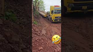 Xe đầu kéo chở máy xúc trên núi #bintomvlogs #hotshots #xcavator #excavator #xecuocmini #jcb