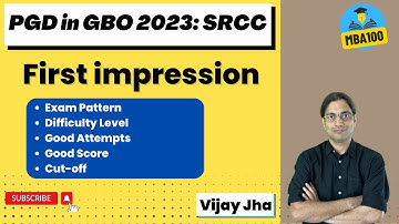 SRCC GBO 2023 exam analysis| Cut-offs| Good scores| #SRCCGBO2023 #CMAT2023