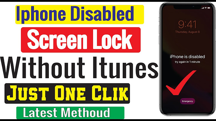 How to factory reset iphone when disabled without itunes
