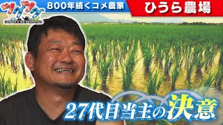 【美しい田園風景守りたい】燕市で800年続くコメ農家「ひうら農場」 27代目当主の決意 ツグツグ 農家  ux新潟テレビ21