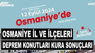 Osmaniye İl Ve İlçeleri Deprem Konutları Kura Çekimi Sonuçları Afad Hak Sahipleri Kura Çekimi 3