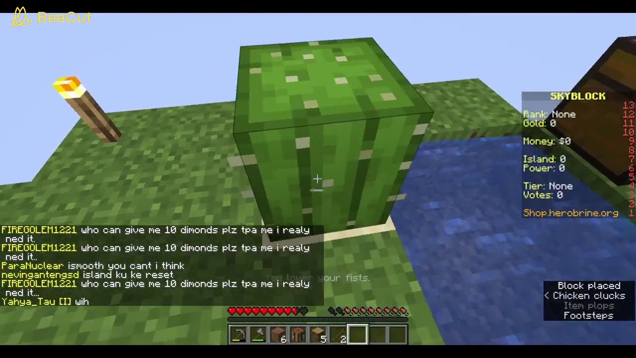 Minecraft Skyblock ep 1 GETTING STARTED - YouTube