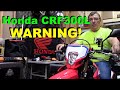 Honda CRF300L ~ Handguard WARNING!