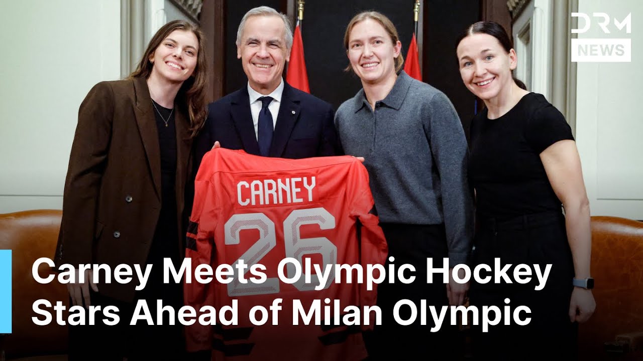 ОБЯЗАТЕЛЬНО К ПРОСМОТРУ: Марк Карни болеет за женскую сборную Канады по хоккею в преддверии Олимп...