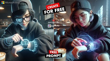 AI Hologram Tutorial - Microsoft bing - Create For FREE - No Photoshop - Graphic Hub