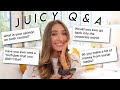 JUICY Q&A | birth control, making money on social media, & assumptions!
