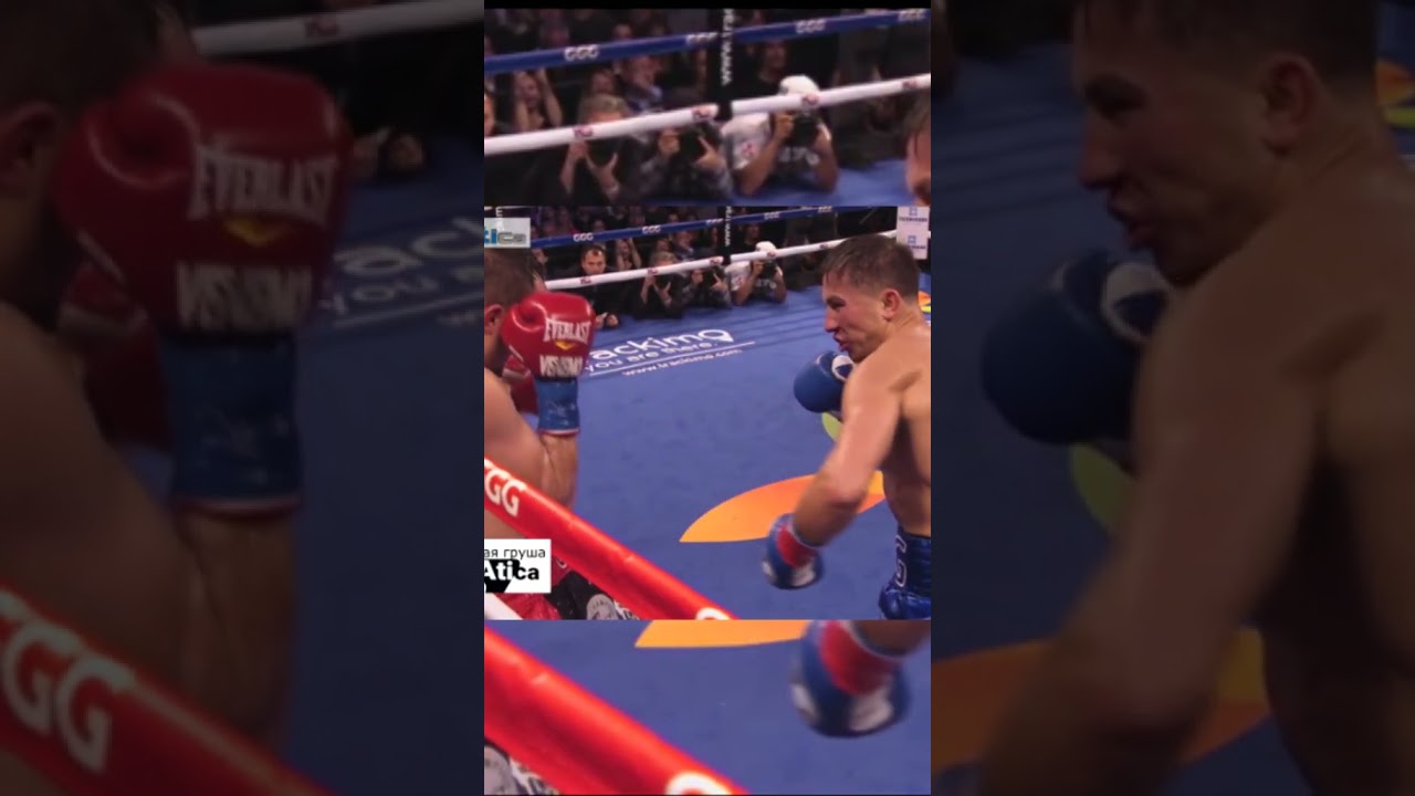 Нестандартный и разрушительный удар Головкина 