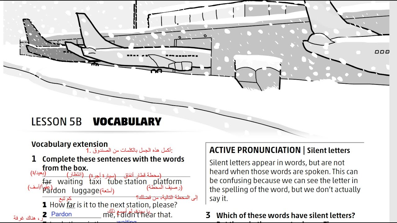 الصف التاسع انجليزي كتاب التمارين صفحه 24 المنهاج الجديد Jordan High Note الوحدة 3  Far from home