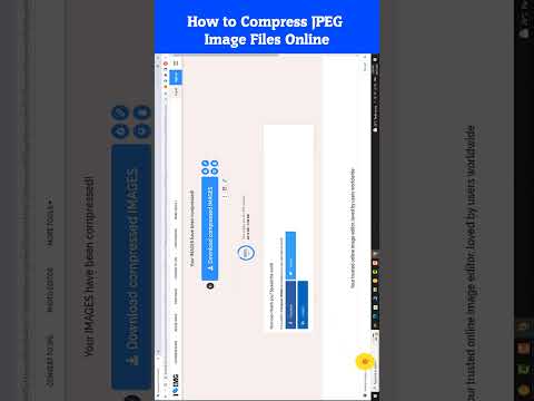 Video: Puoi comprimere i file JPEG?