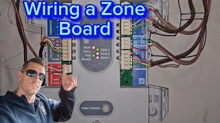 How to wire a Honeywell Zone Board, damper, & transformer🪛⚡️ #hvac #hvaccontractor #hvactraining