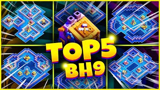 Top 5 Best Bh9 Trophy Base Links 2024 New Builder Hall 9 Base Clash Of Clans