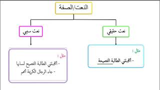 المتممات ( الصفة / النعت )