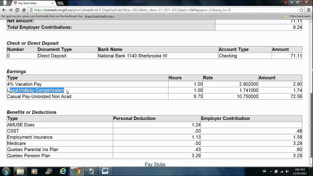 amuse instructional pay stub video youtube what is a check stub
