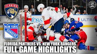 Florida Panthers vs. New York Rangers | Full Game Highlights | ESPN NHL