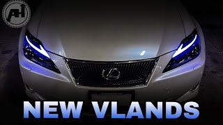 NEW VLAND HEADLIGHT INSTALL ON LEXUS IS350 | Complete step by step install.