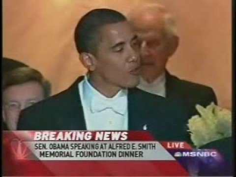 AL SMITH DINNER: OBAMA JOKES - WHO IS BARACK OBAMA?