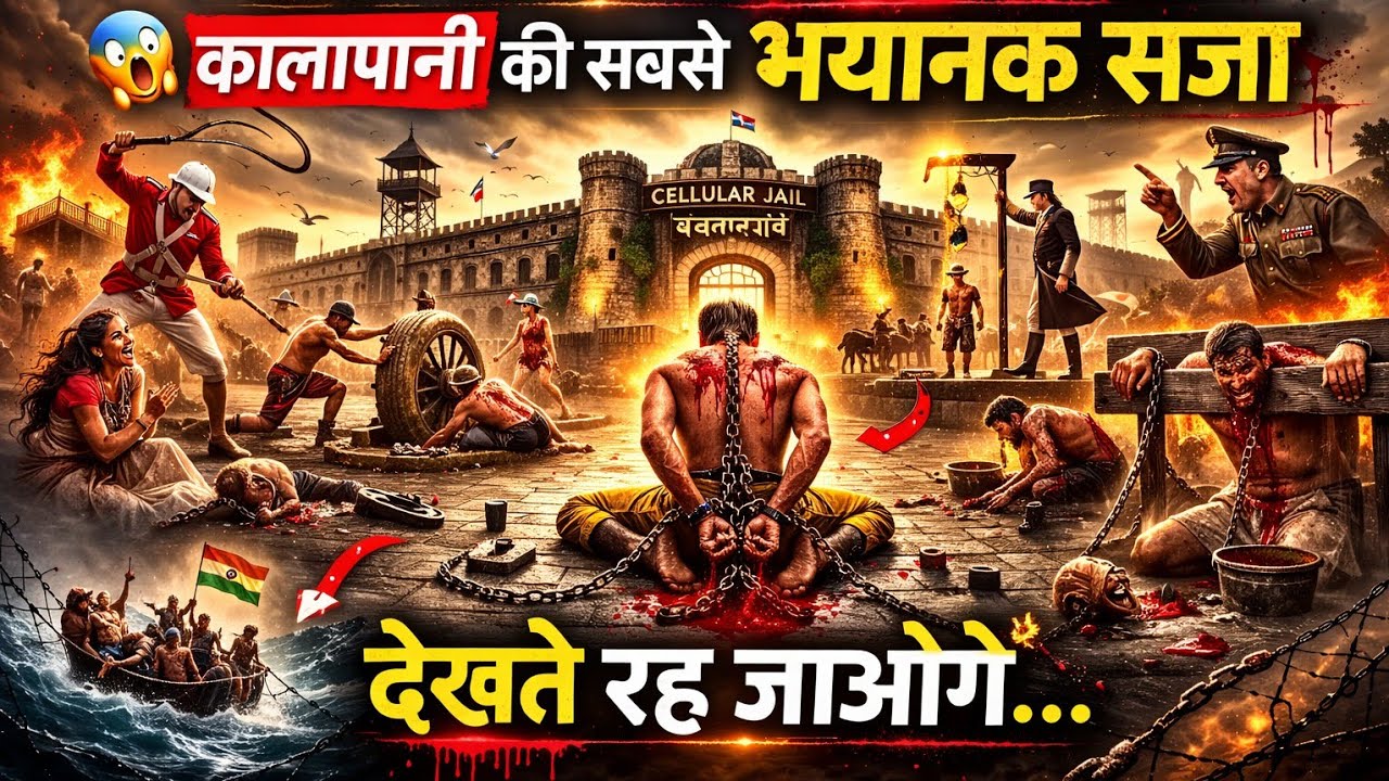 Ai की मदद से देखो काला पानी की सजा कैसे होती थी | Kala Pani Jail History | Cellular Jail Truth