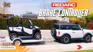 2023 Bronco REDARC TowPro Elite  Trailer Brake Controller Wiring