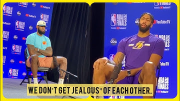 kyrie Irving comment,AD and I we don’t get jealous of each other