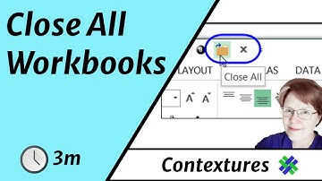How to Close All Files in Excel 2013