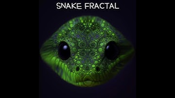 Als wiskunde begint te glibberen... Schattig of angstaanjagend? 🤔🐍 #shorts #fractal