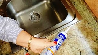 COMO QUITAR Y PONER SILICONA. HOW TO REMOVE AND PUT SILICON IN A SINK OR BATH.