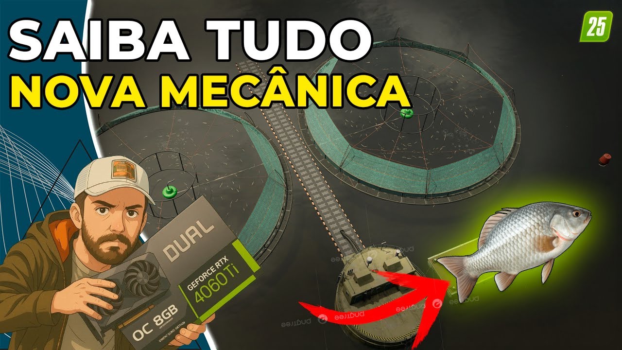 O NOVO SISTEMA DE PESCA NO FARMING SIMULATOR 25