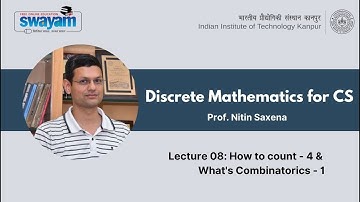 Lecture 08: How to count - 4 & What