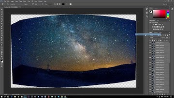 LG G4 Milky Way noise reduction-Photoshop tutorial