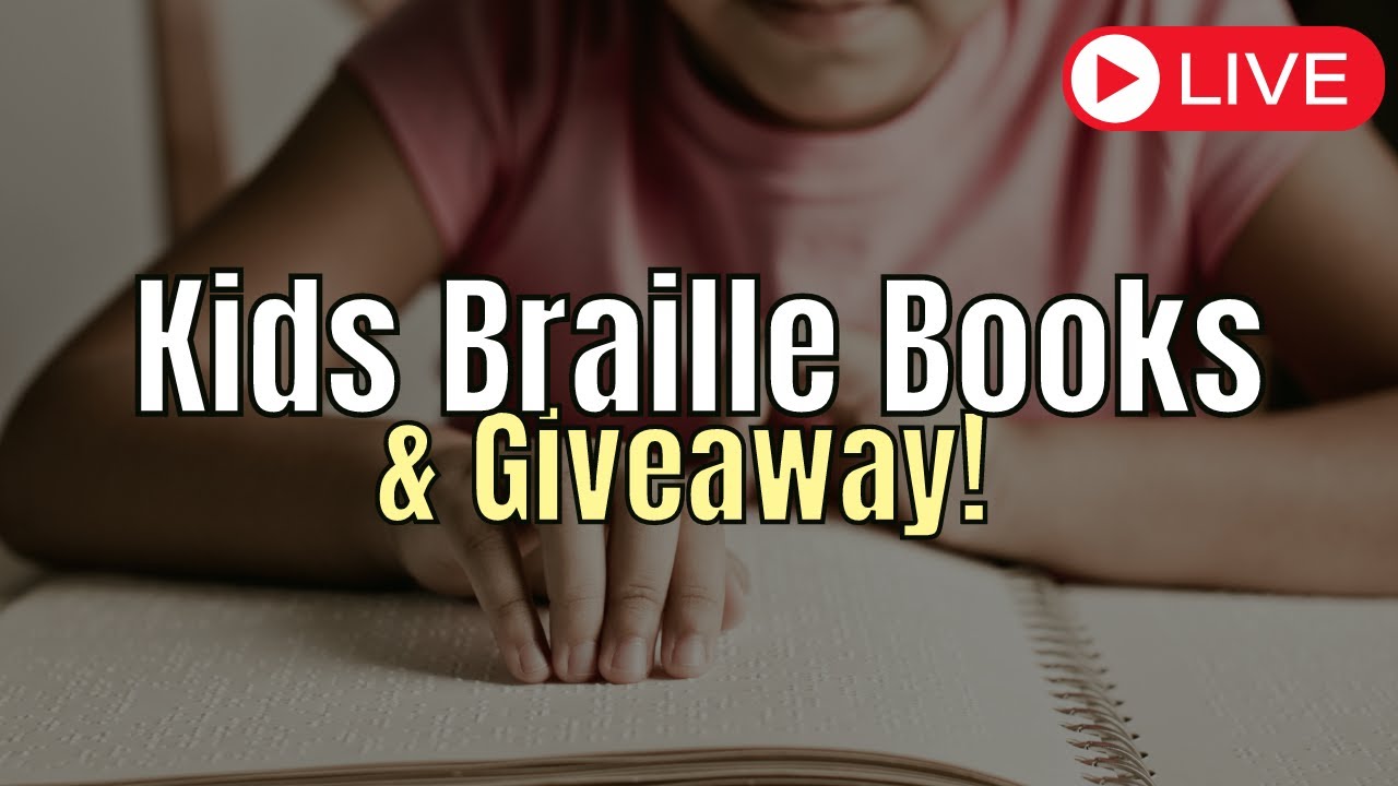 FREE Braille Resources for kids and a Braille Book giveaway! YouTube