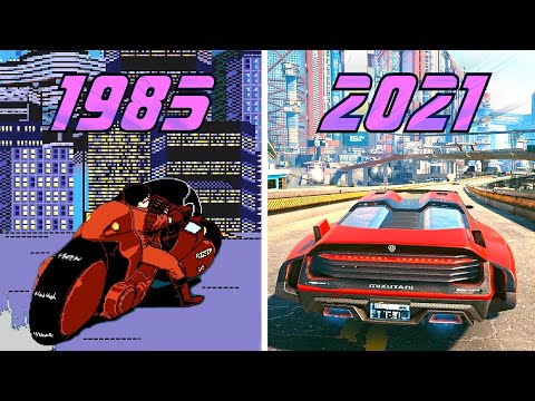 Evolution of Cyberpunk Video Games 1985 - 2021