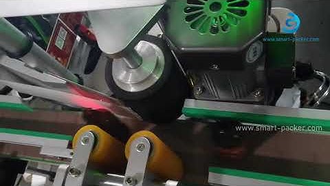 Automatic round bottle positioning labeling machine with ink jet printer coding machine