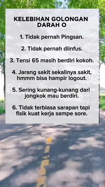 kelebihan golongan darah O #masukberanda #motivasidiri #quotes