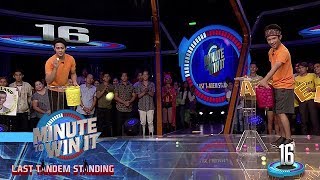 Pingpong Plop | Minute To Win It - Last Tandem Standing