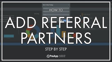 ADDING REFERRAL PARTNERS in PreApp 1003 - HOW TO GUIDE