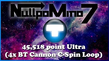 Nullpomino - 45,518 point 2min Ultra (BT Cannon C-Spin PC 4x Loop)