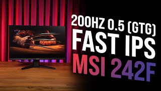 Fi̇yati Uygun Yeni̇le Hizi Yüksek Msi Mag 242F 200Hz 0.5 Ms Gtg Oyuncu Moni̇törü