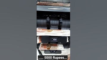 Counting Pakistani 5000 Rupees Notes with Sorting Machine | Fast & Efficient Cash Handling